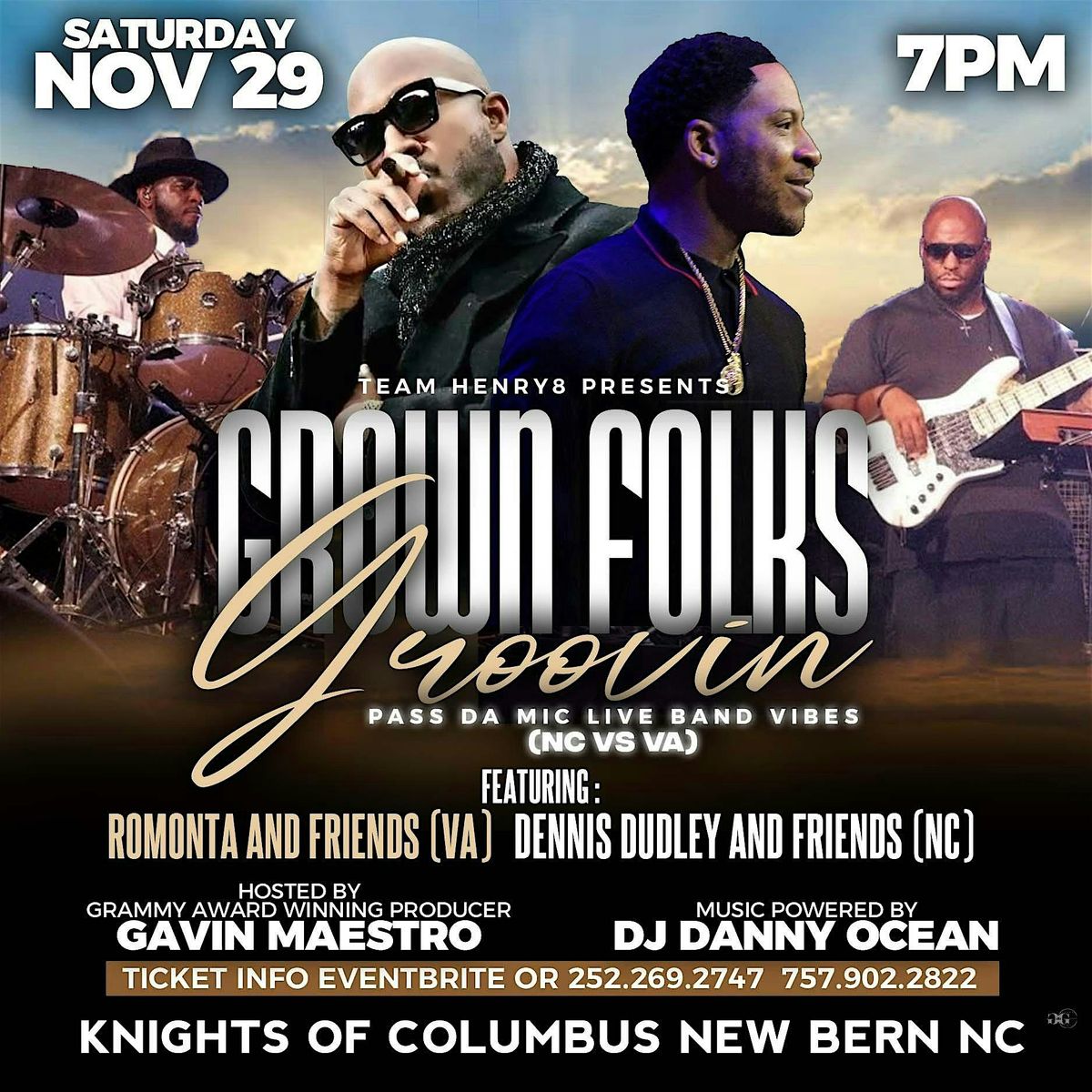 Grown Folks Grooving Holiday Edition: Pass the Mic Live! | Event in New Bern | AllEvents