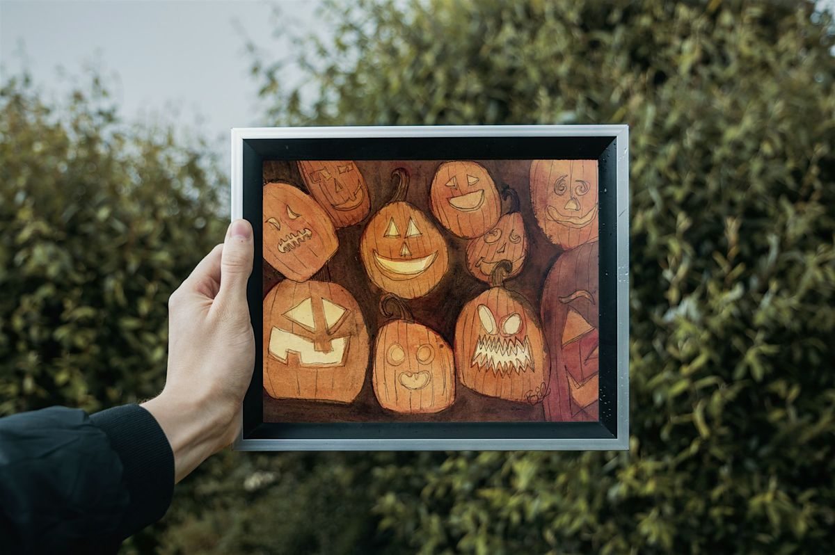Spooky Scary Jack-o-lanterns Paint and Sip at Bruz Off Fax!, 25 October | Event in Denver | AllEvents
