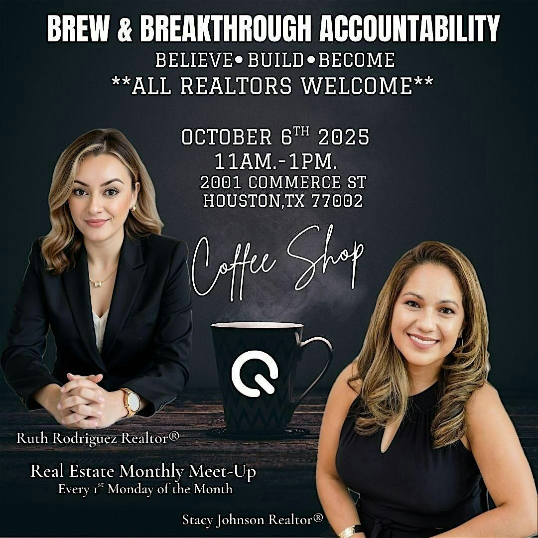 Brew & Breakthrough Accountability Network, 6 October | Event in Houston | AllEvents