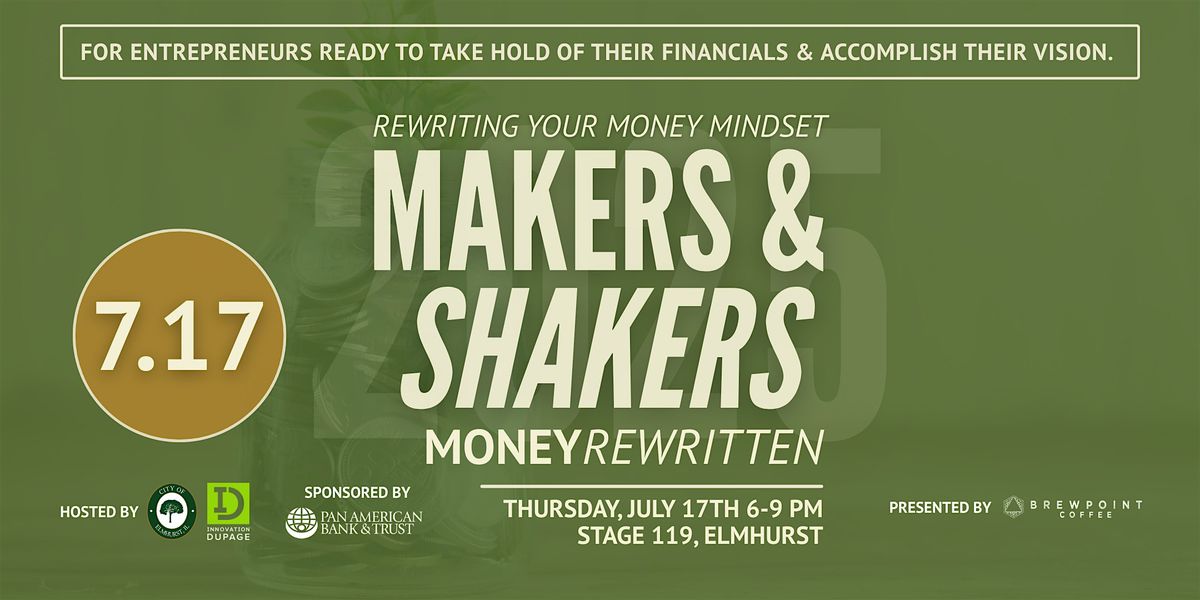Makers & Shakers: Money Rewritten, 17 July | Event in Elmhurst | AllEvents