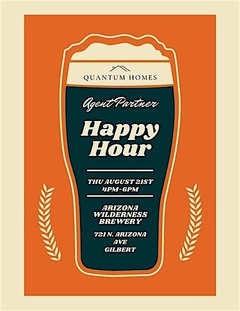 Agent Partner Happy Hour!, 21 August | Event in Gilbert | AllEvents