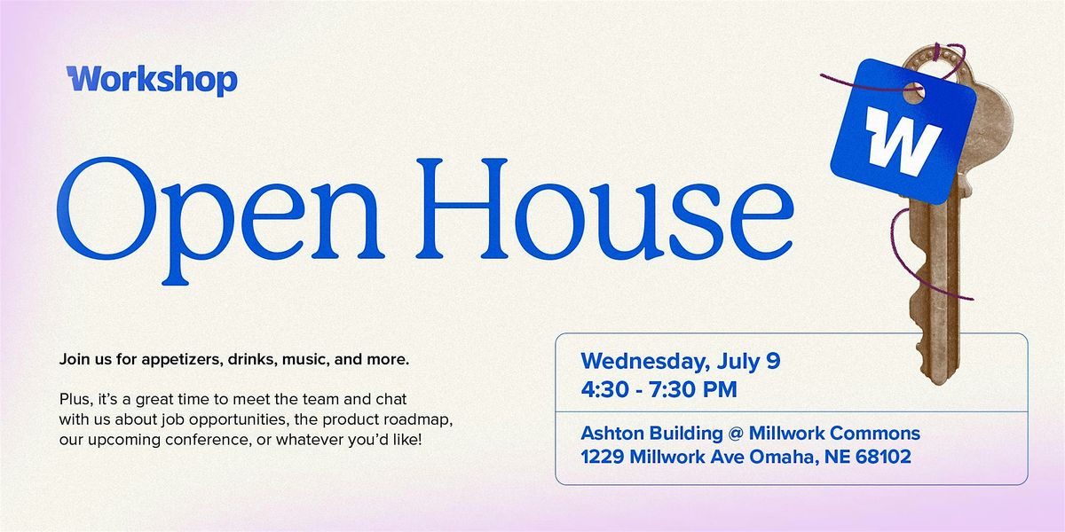 Workshop Open House 2025, 9 July | Event in Omaha | AllEvents