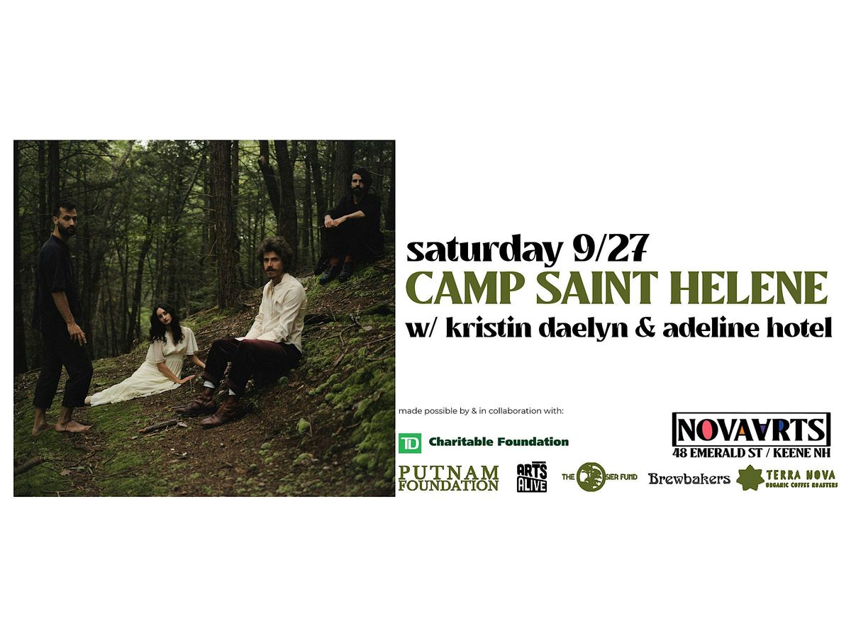 Camp Saint Helene w/ Kristin Daelyn & Adeline Hotel, 27 September | Event in Keene | AllEvents