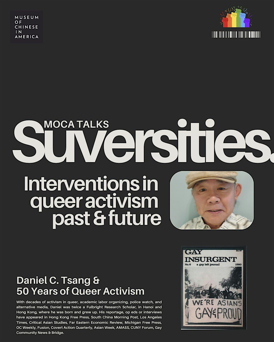 MOCA TALKS – Subversities: Interventions in Queer Activism Past & Present, 21 June | Event in New York