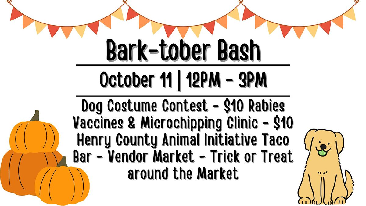 Bark-tober Bash, 11 October | Event in McDonough | AllEvents