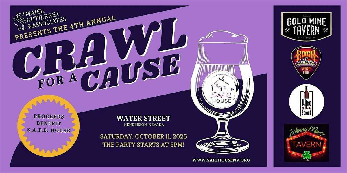 4th Annual CRAWL for a CAUSE, 11 October | Event in Henderson | AllEvents