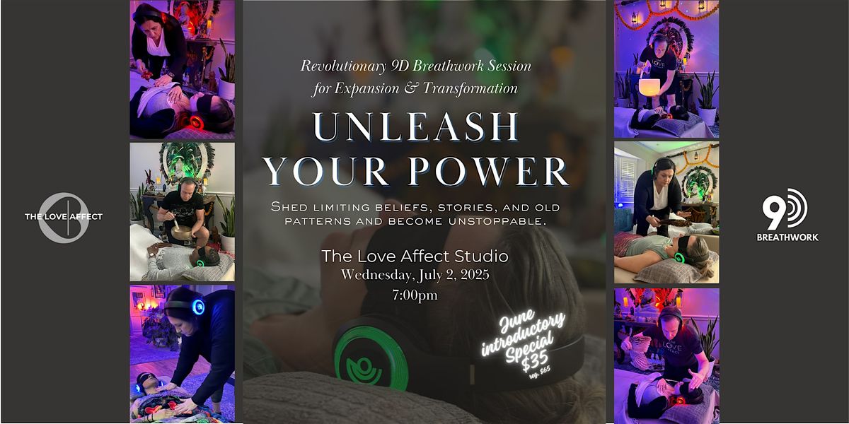 Unleash Your Power - 9D Breathwork Journey, 2 July | Event in Dallas | AllEvents