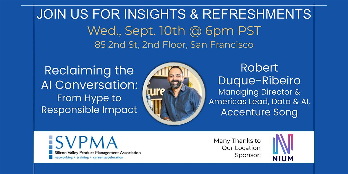 Reclaiming the AI Conversation: From Hype to Responsible Impact, 10 September | Event in San Francisco | AllEvents