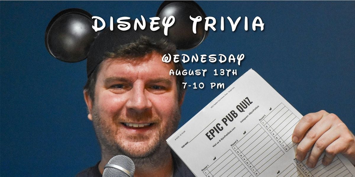 Disney Trivia, 13 August | Event in Anaheim | AllEvents