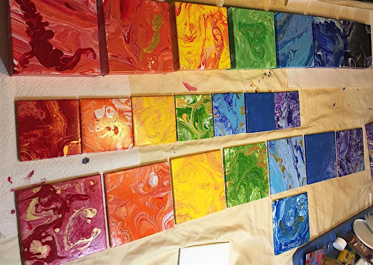 Intro to Acrylic Paint Pour Workshop, 9 June | Event in Alexandria | AllEvents