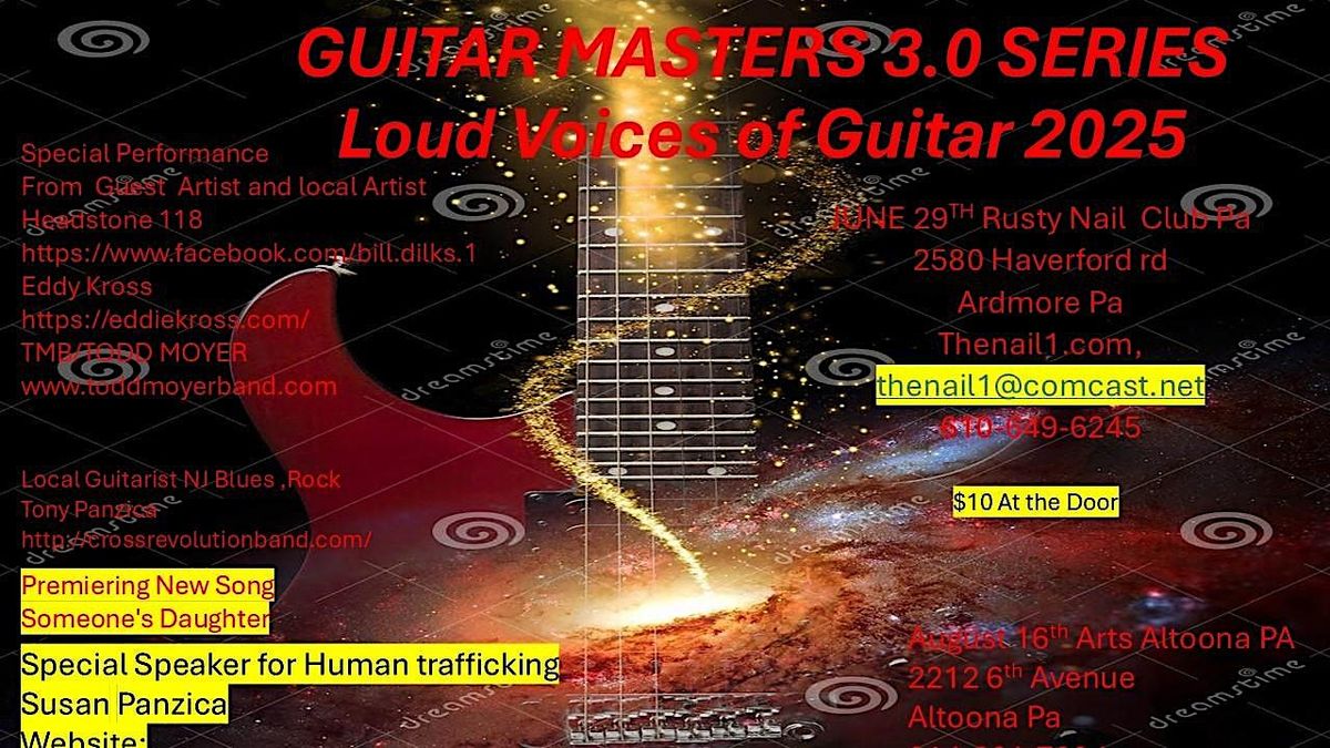 GUITAR MASTERS 3.0 MUSIC SERIES, 29 June | Event in Ardmore | AllEvents