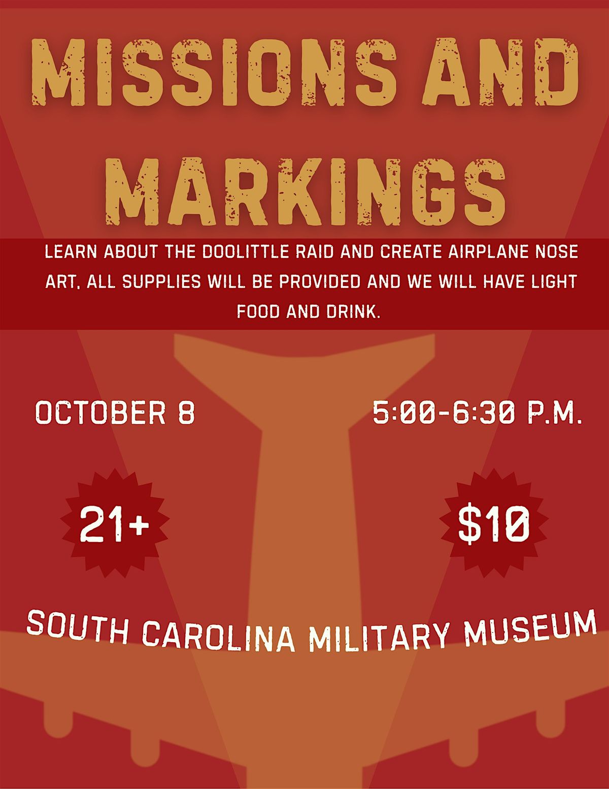 Missions and Markings, 8 October | Event in Columbia | AllEvents