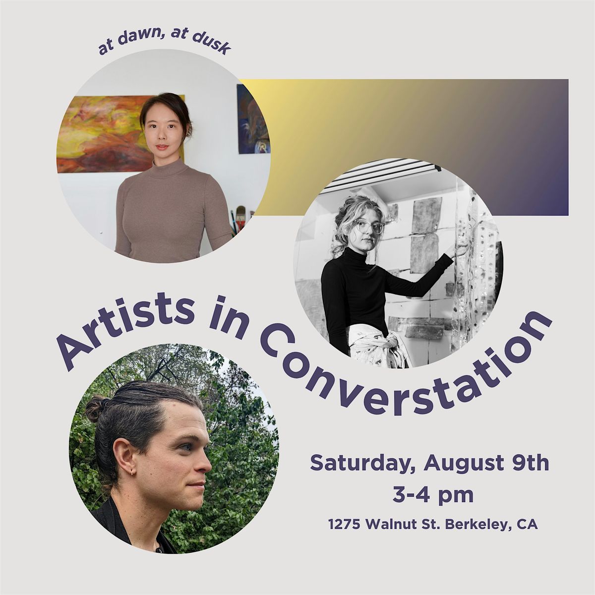 Juror's Award: Artists in Conversation, 9 August | Event in Berkeley | AllEvents