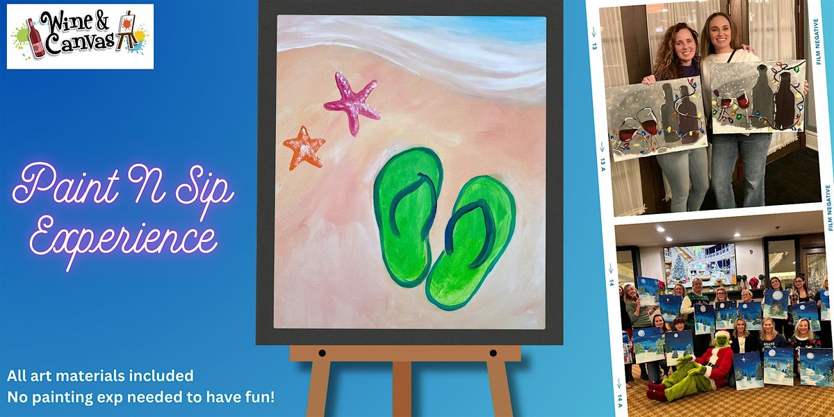 Golden Gate Paint n Sip – Flip Flops, 4 December | Event in Naples | AllEvents