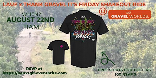 Lauf x Thank Gravel It's Friday Shakeout Ride, 22 August | Event in Lincoln | AllEvents