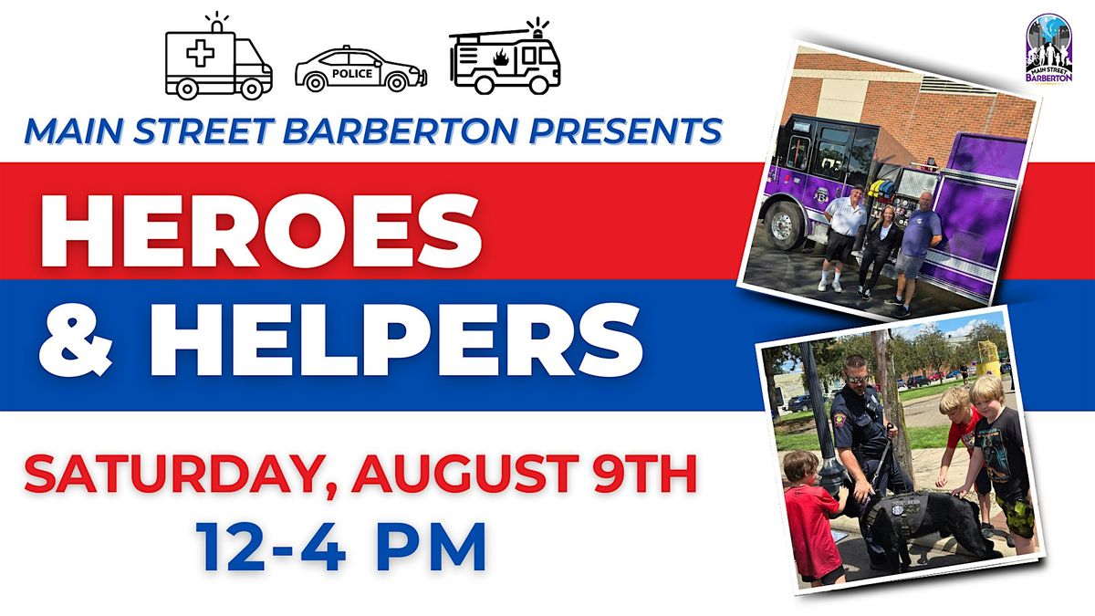 Heroes & Helpers, 9 August | Event in Barberton | AllEvents