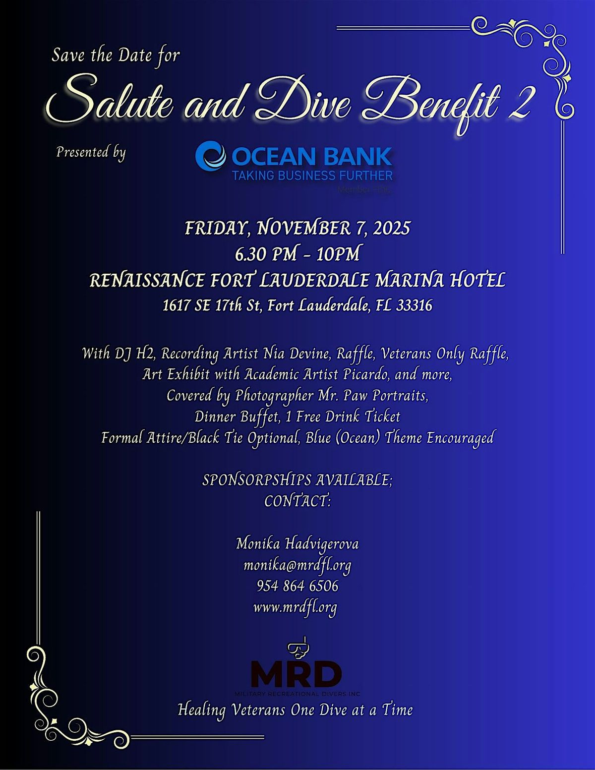 SALUTE and DIVE BENEFIT 2, 7 November | Event in Fort Lauderdale | AllEvents