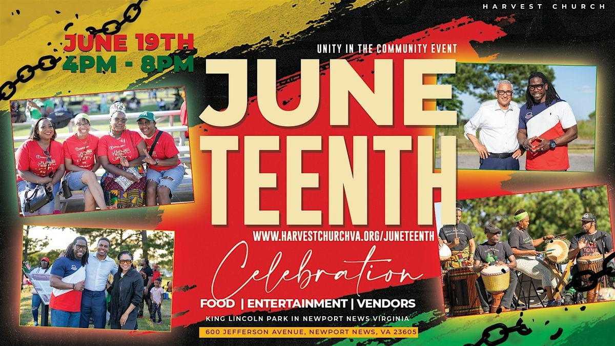 3rd Annual Juneteenth Unity in the Community Fest!, 19 June | Event in Newport News | AllEvents
