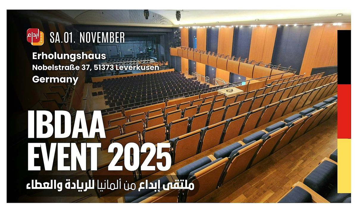 Ibdaa event 2025 |            ملتقى إبداع, 1 November | Event in Leverkusen | AllEvents