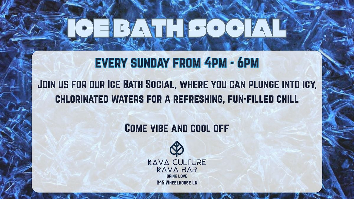 Ice Bath Social, 7 September | Event in Lake Mary | AllEvents