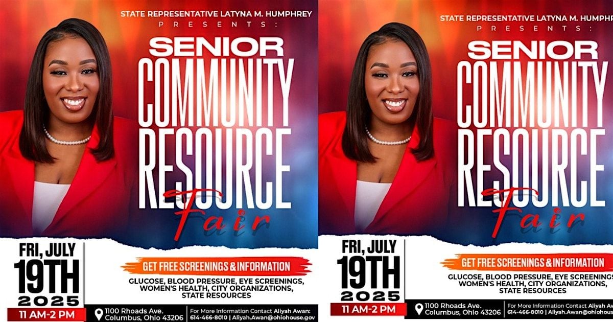 Representative Humphrey Hosts: Annual Senior Community Resource Fair, 19 July | Event in Columbus | AllEvents