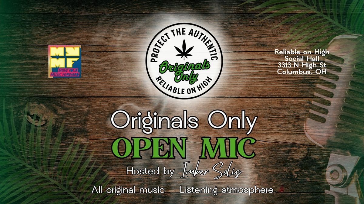 Originals Only - Open Mic, 12 August | Event in Columbus | AllEvents