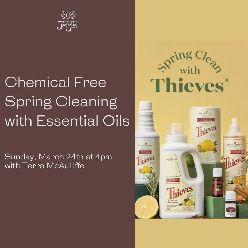 Spring Cleaning with Essential Oils, Jaya Yoga, Clarks Summit, March 24