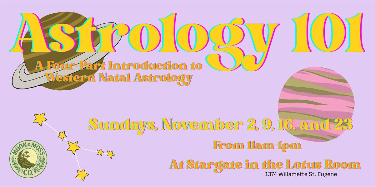 Astrology 101, 2 November | Event in Eugene | AllEvents
