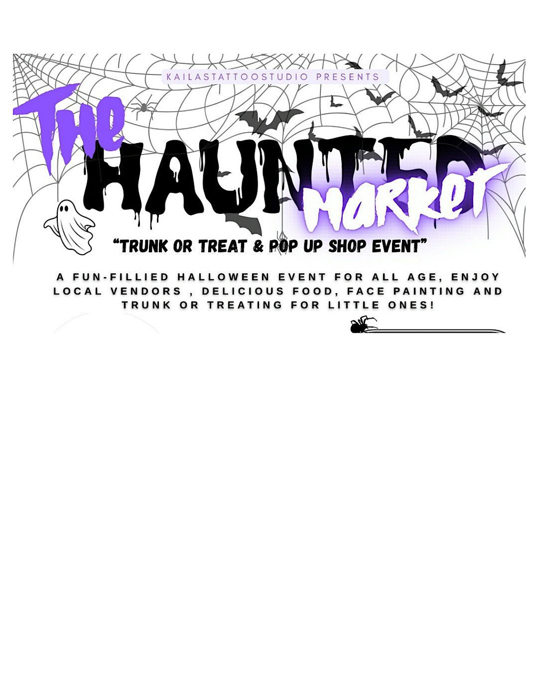 The Haunted Market(truck or treat/pop up shops), 25 October | Event in Middle River | AllEvents