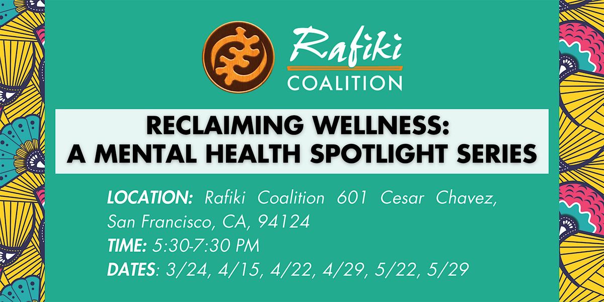 Reclaiming Wellness:  A Mental Health Spotlight - Jason Gant, 22 May | Event in San Francisco | AllEvents