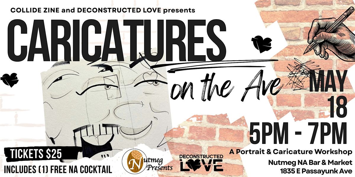 Caricatures on the Ave with Deconstructed Love, 18 May | Event in Philadelphia | AllEvents