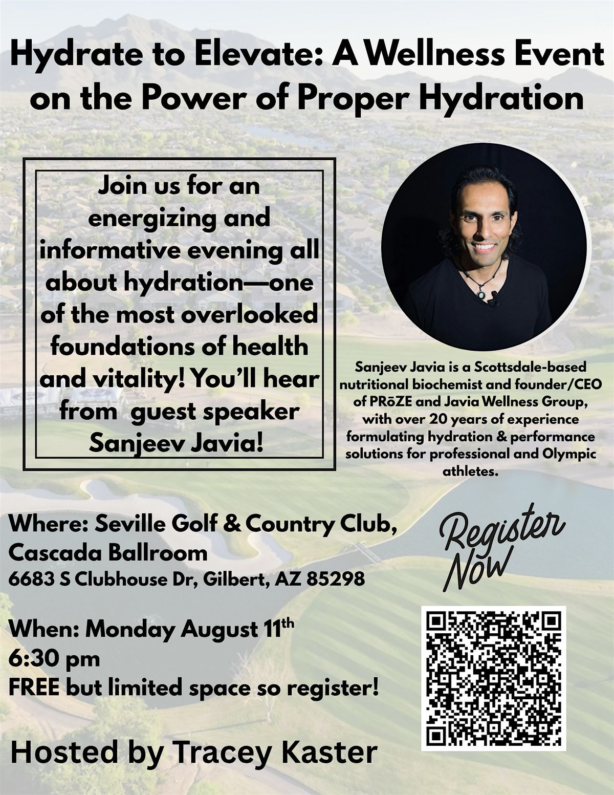 Hydrate to Elevate: A Wellness Event on the Power of Proper Hydration, 11 August | Event in Gilbert | AllEvents