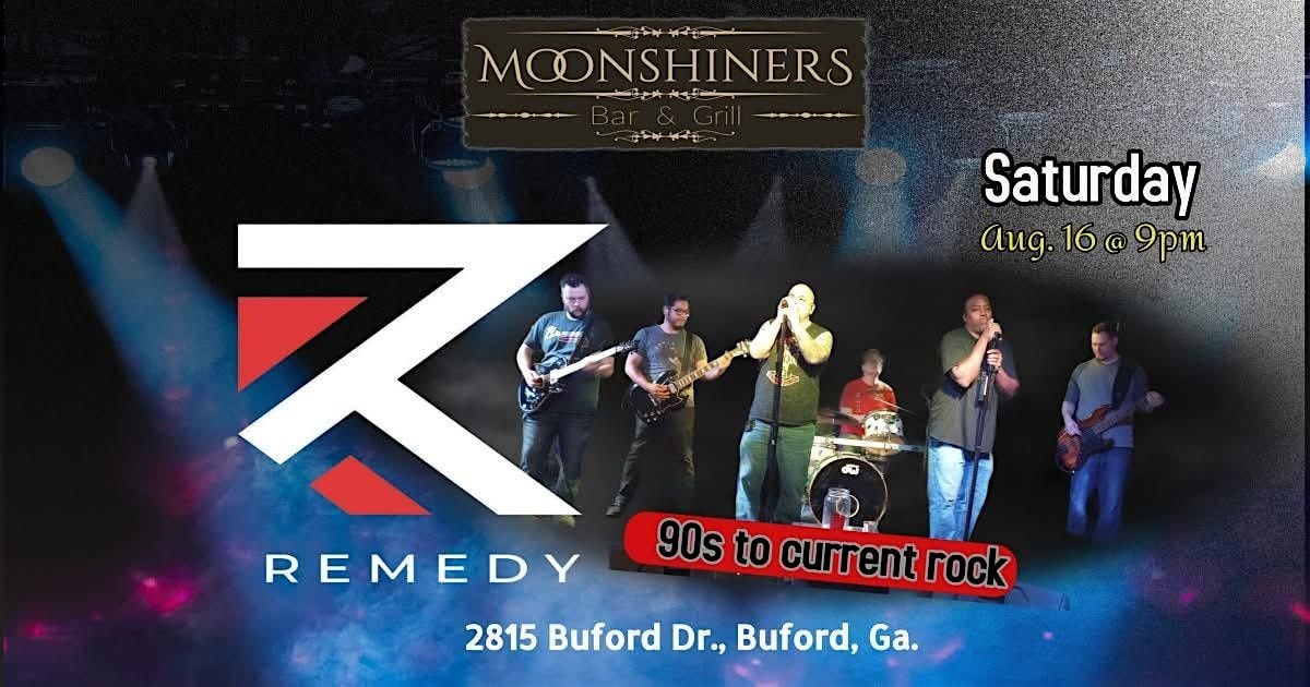 Remedy Live!!, 16 August | Event in Buford | AllEvents
