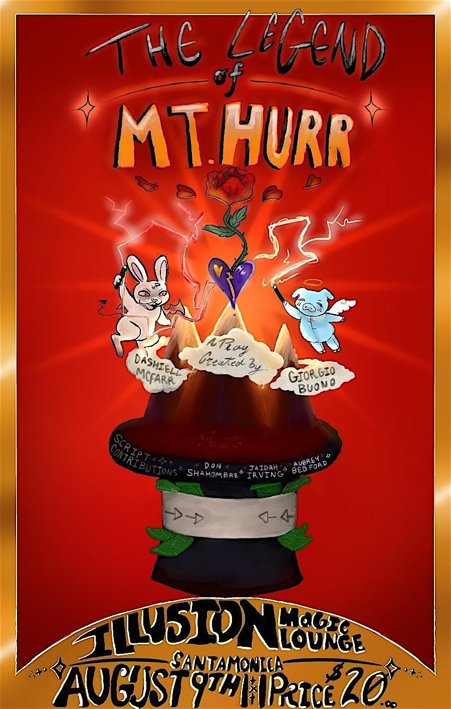 The Legend of Mt. Hurr, 9 August | Event in Santa Monica | AllEvents