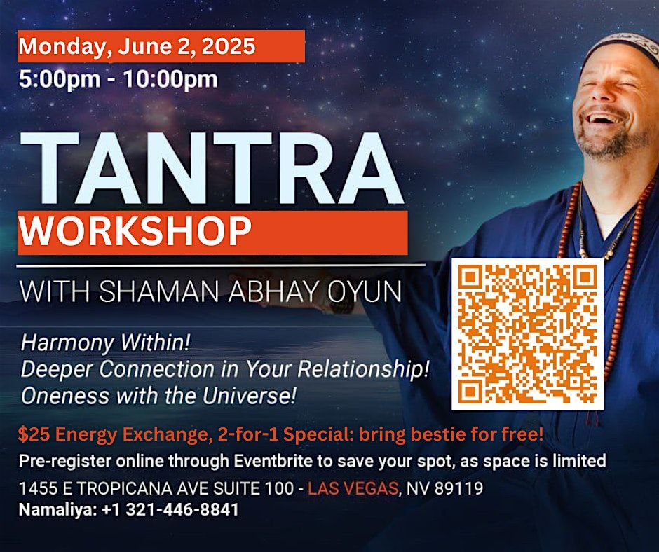 Tantra Workshop With Master Oyun | Event in Las Vegas | AllEvents