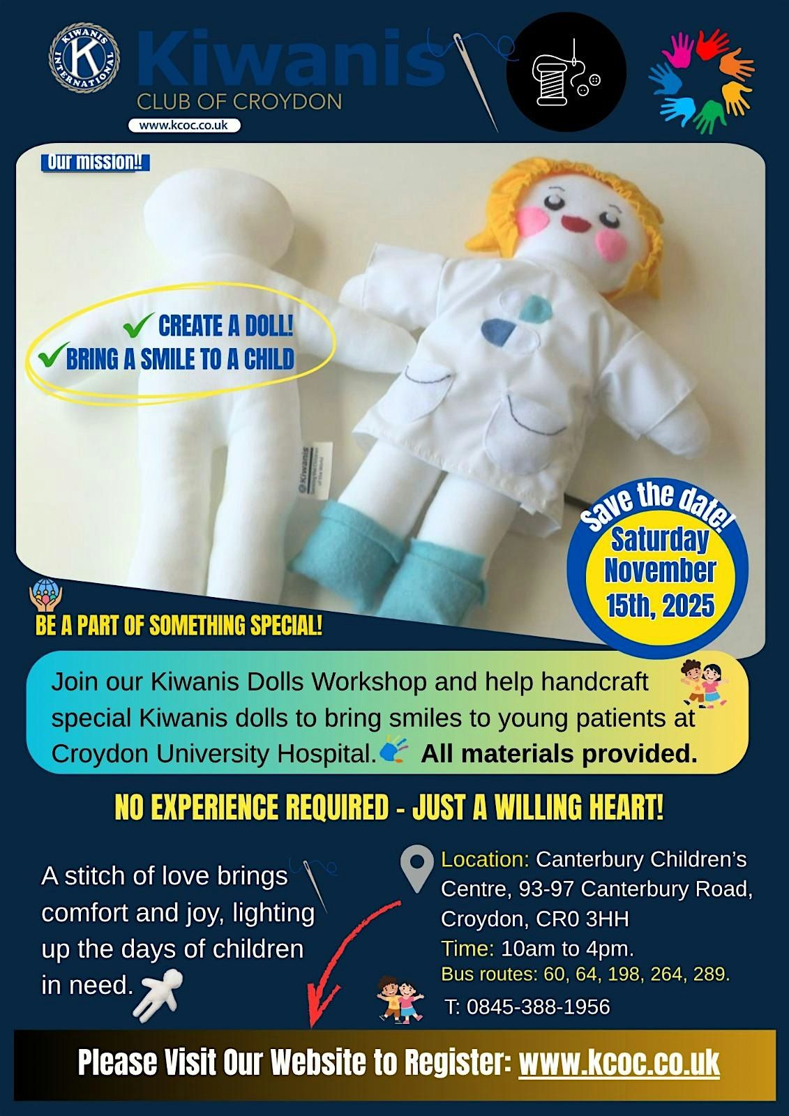 Kiwanis Dolls Workshop | Event in Croydon | AllEvents