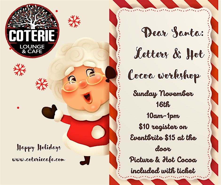 Dear Santa: Letters & Hot Cocoa | Event in Olde West Chester | AllEvents