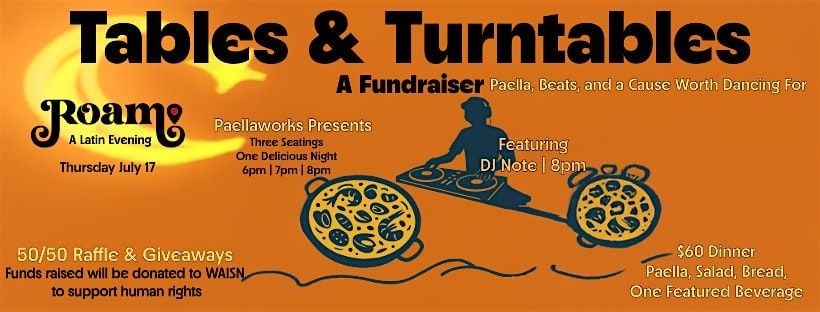 Tables & Turntables - A Latin Evening/Fundraiser, 17 July | Event in Seattle | AllEvents