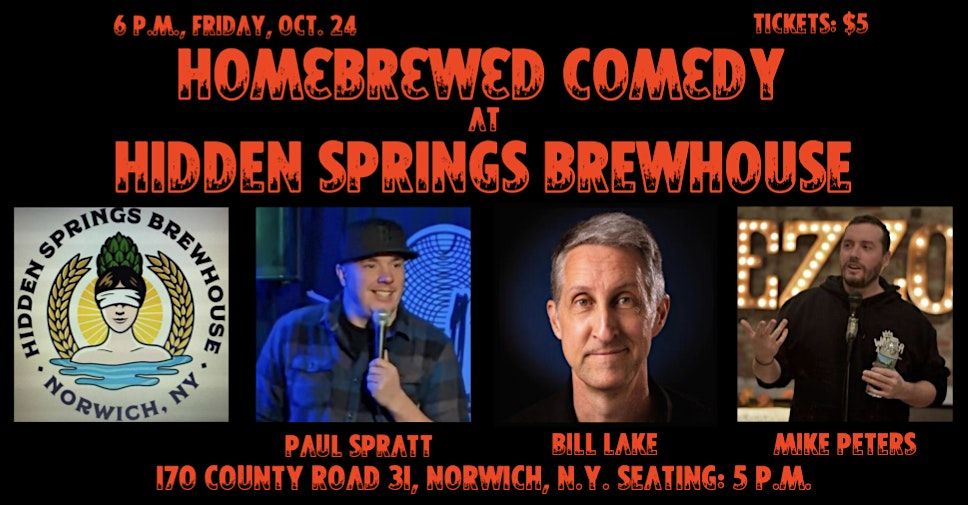 Homebrewed Comedy at Hidden Springs Brewhouse, 24 October | Event in Norwich | AllEvents