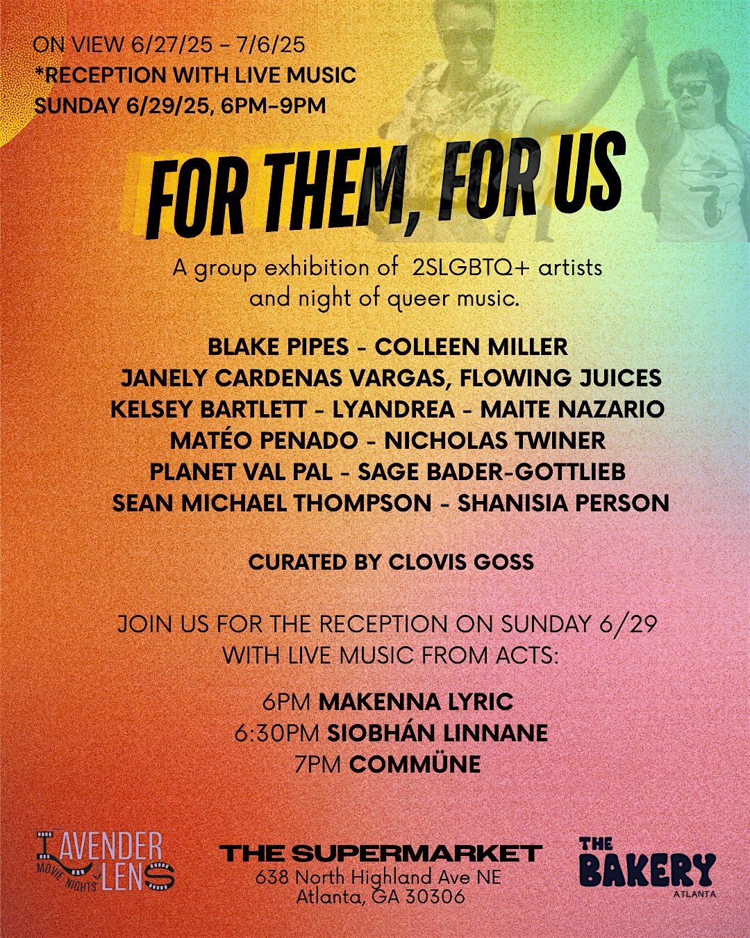 For Them, For Us ~ LGBTQ+ Art Show with Live Bands, 29 June | Event in Atlanta | AllEvents