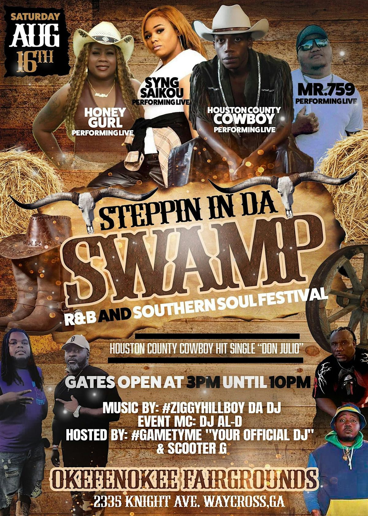 Steppin In The Swamp R&B and Southern Soul Festival, 16 August | Event in Waycross | AllEvents