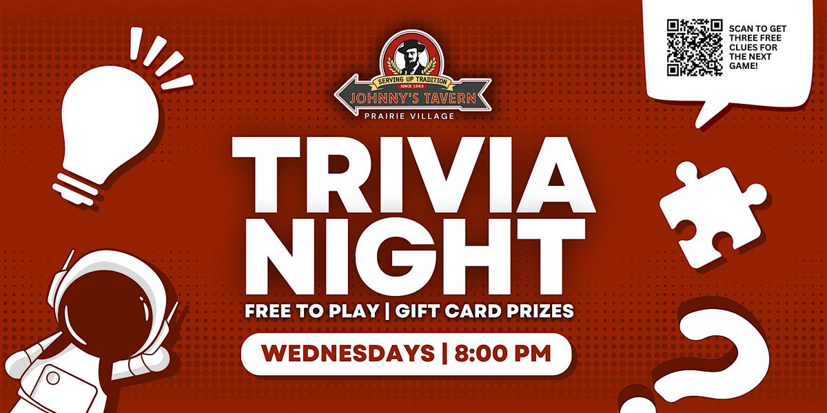 Trivia Night at Johnny's Tavern-Prairie Village | Event in Prairie Village | AllEvents