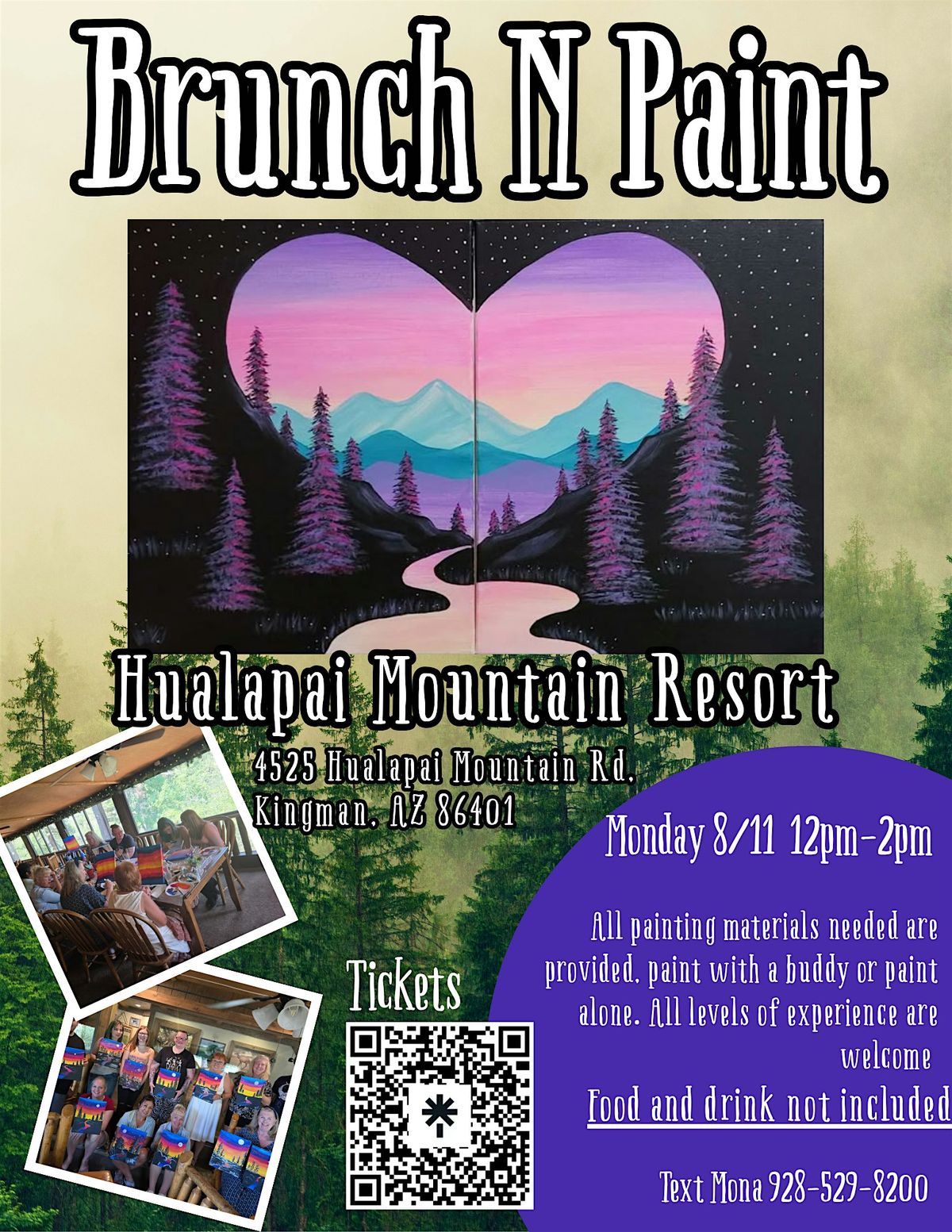 Brunch N Paint DUOS, 11 August | Event in Kingman | AllEvents