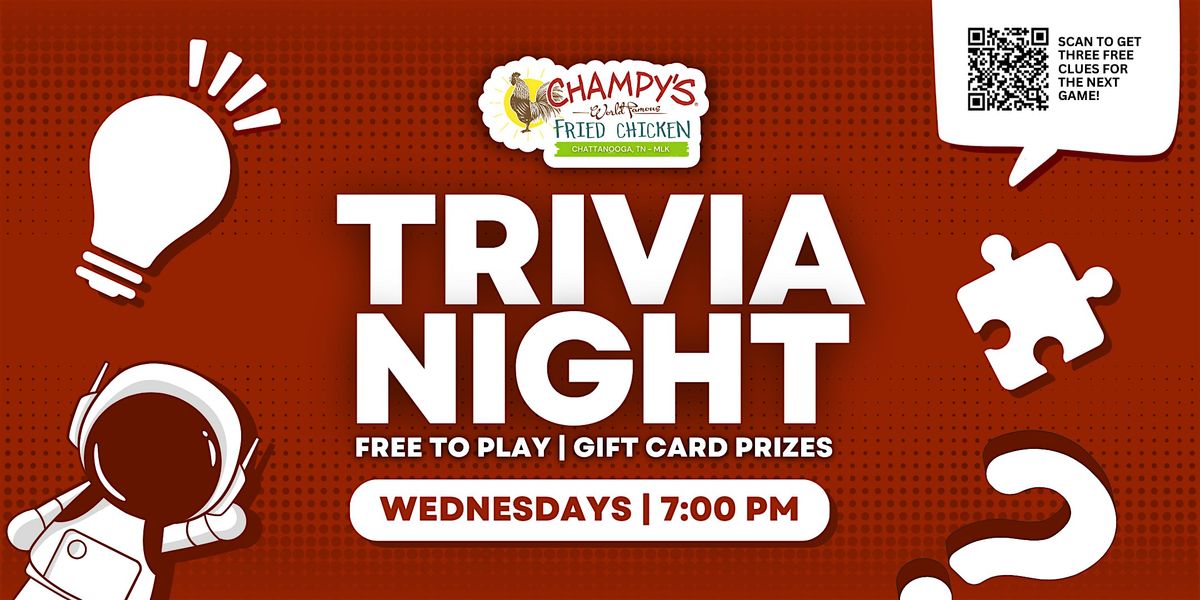 Trivia Night at Champy’s - MLK | Event in Chattanooga | AllEvents