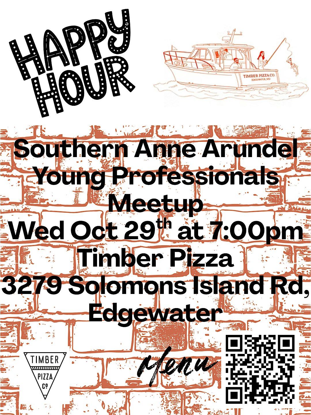 SAA Young Professional Networking at Timber Pizza, Edgewater, 29 October | Event in Edgewater | AllEvents