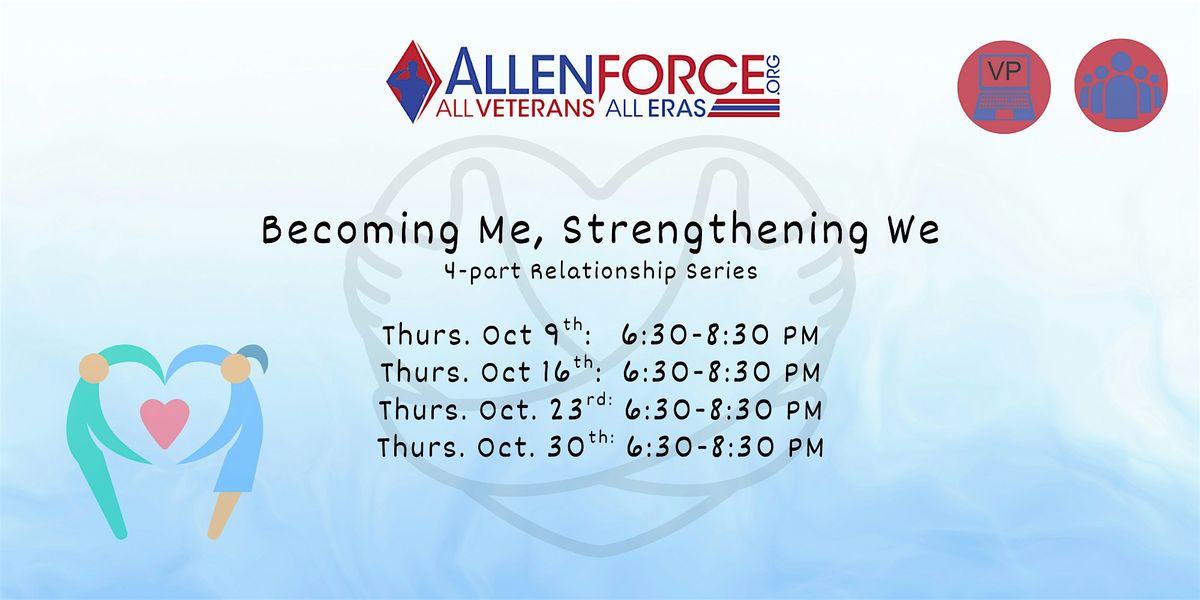 Relationship Series:  Becoming Me, Strengthening We, 9 October | Event in Joliet | AllEvents