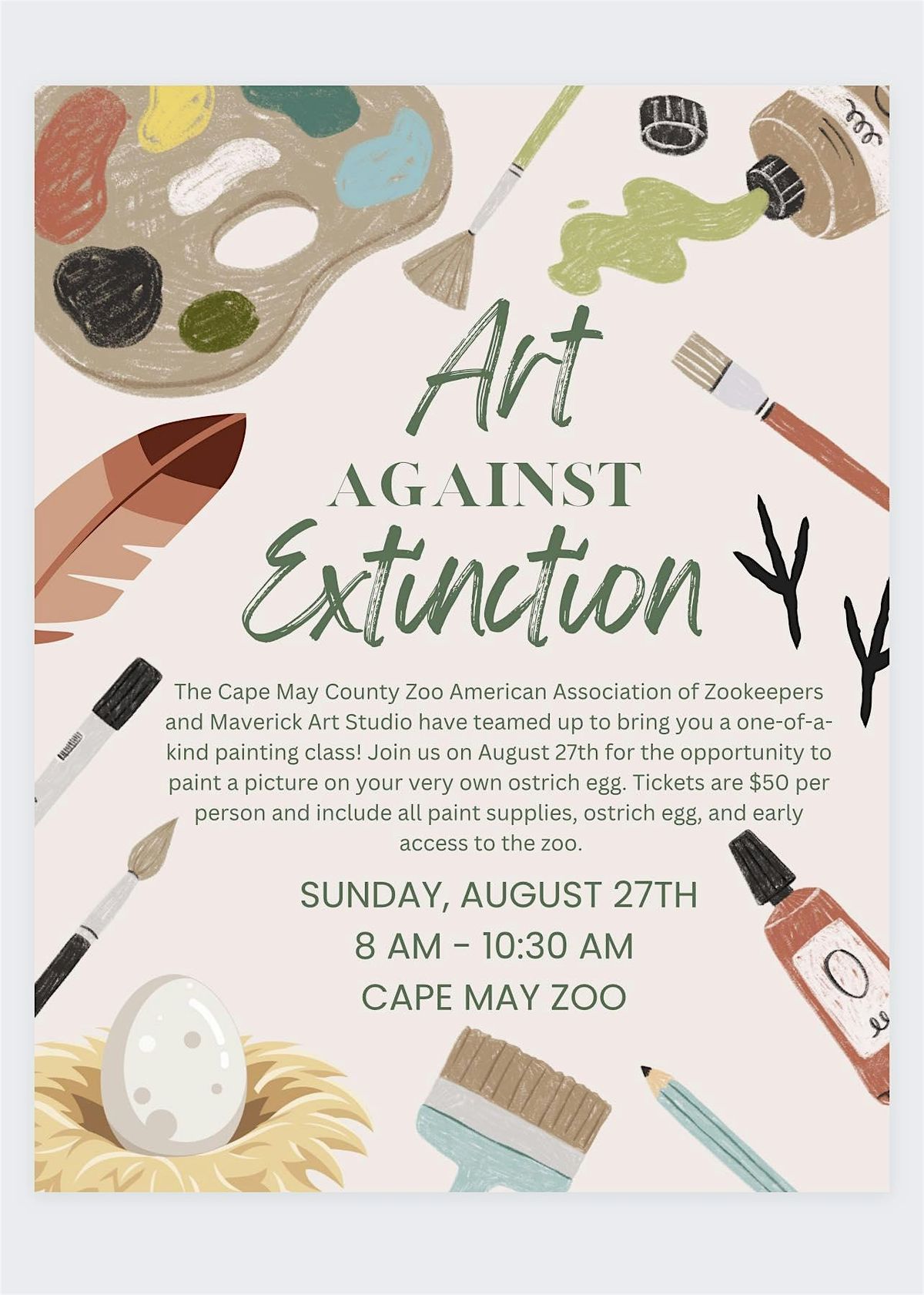 Art Against Extinction | Event in Cape May Court House | AllEvents