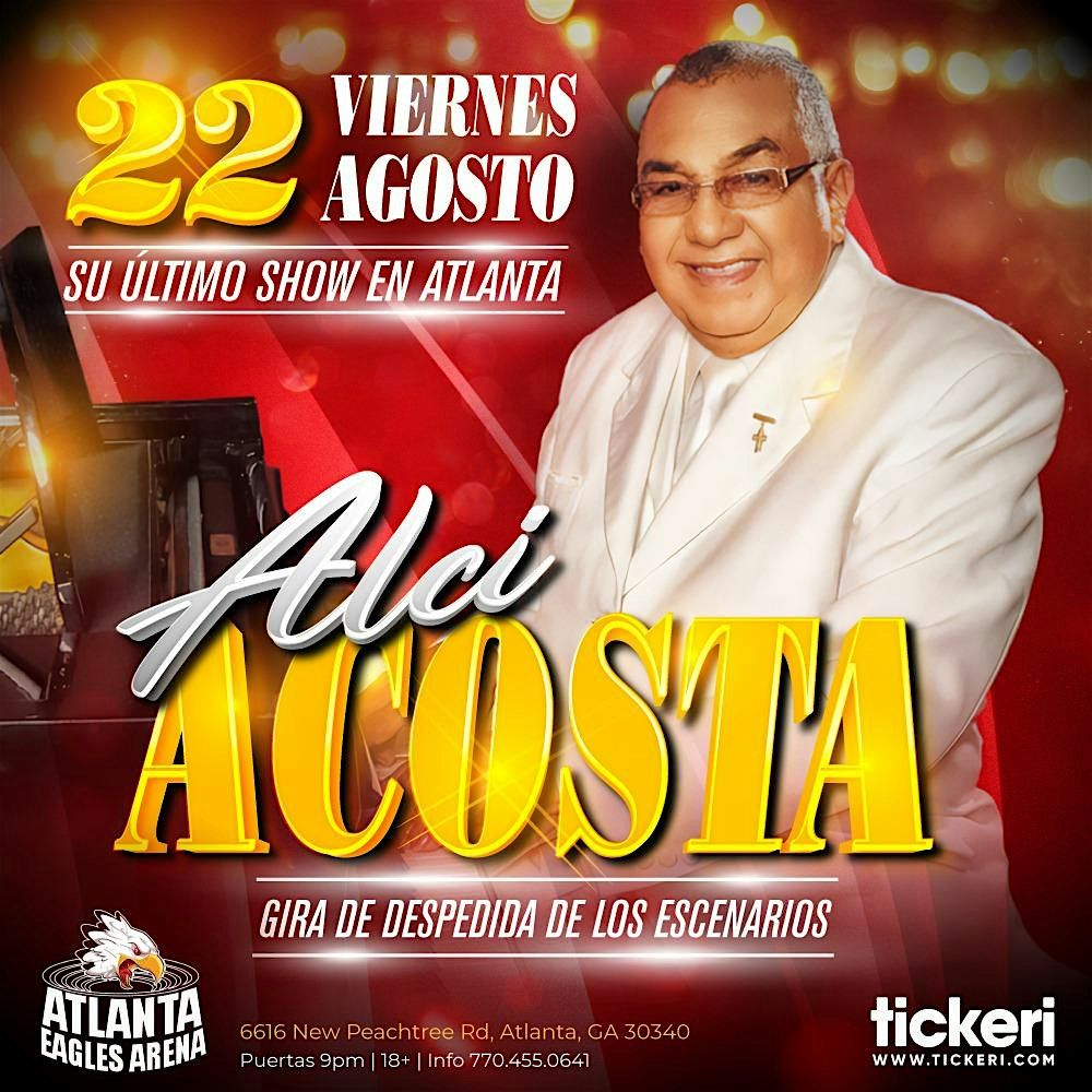 Alci Acosta LIVE! PARKING TICKET., 22 August | Event in Atlanta | AllEvents