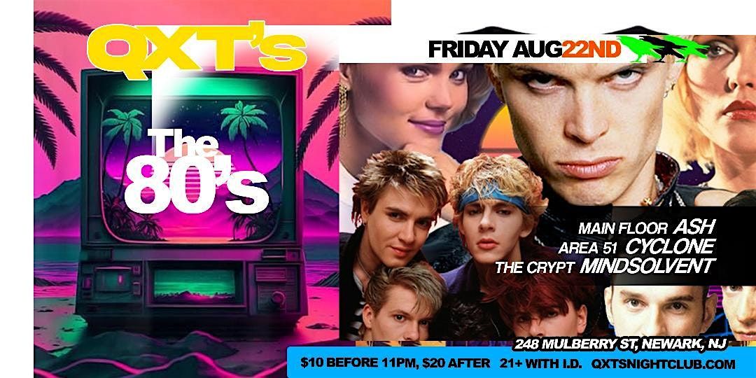 FLASHBACK FRIDAYS - THE 80's!, 22 August | Event in Newark | AllEvents