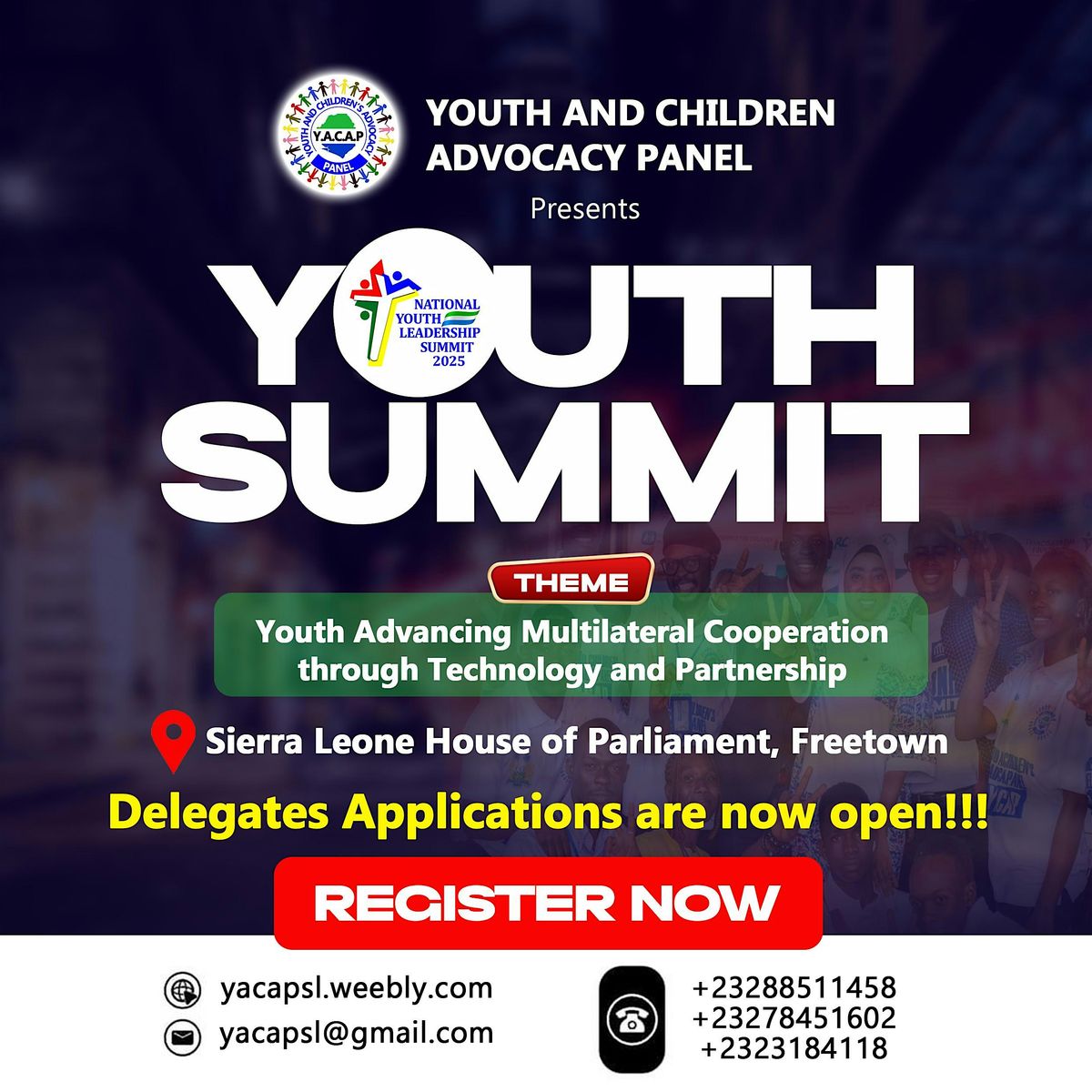 Sierra Leone National Youth Leadership Summit 2025, 27 November | Event in Freetown | AllEvents
